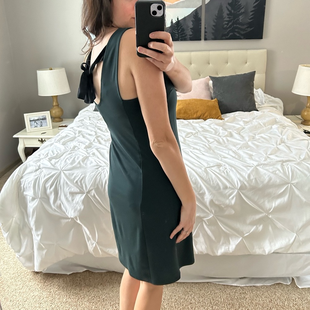 Banana Republic tie back sleeveless shift dress
